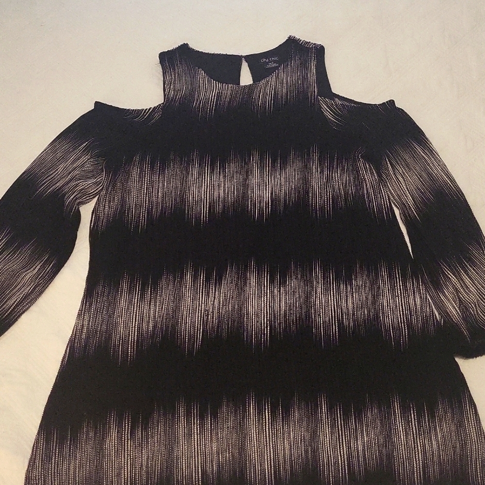 City Chic Cold Shoulder Dress